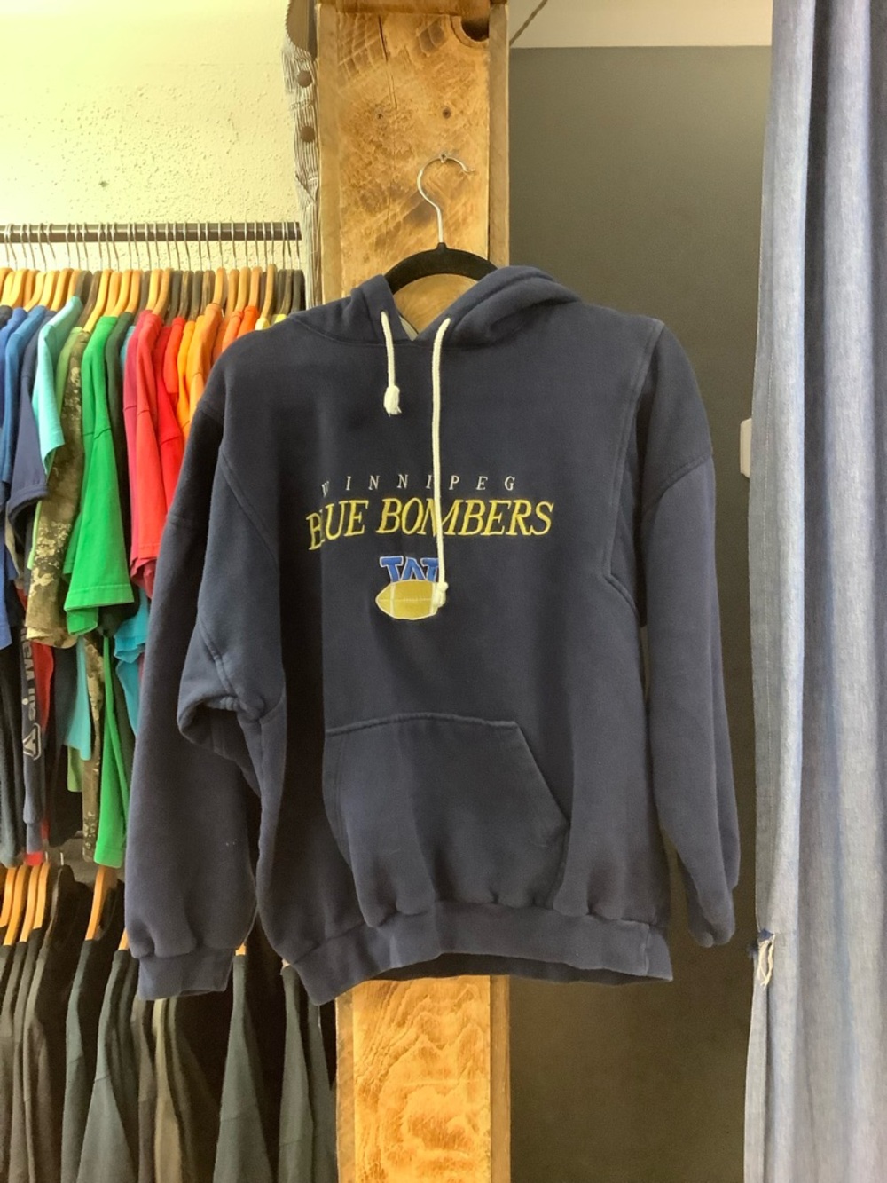 Vintage Winnipeg Blue Bombers Navy Hoodie